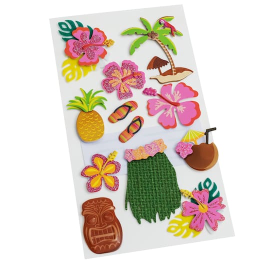 Hawaiian Vacation Dimensional Stickers by Recollections™